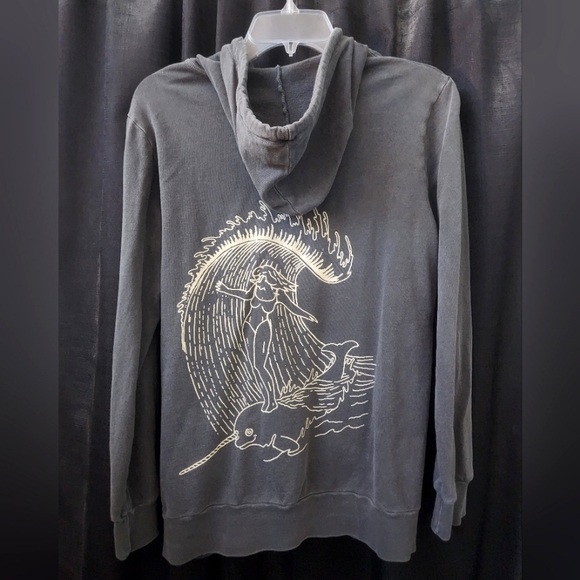 Surfer Graphic Zip Up Jacket - Jolyn - Picture 1 of 3